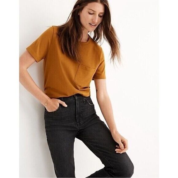 Madewell jeans perfect vintage crop dark wash size 25 - Picture 8 of 8